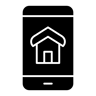 mobile app filled icon