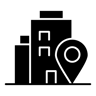 Gebäude gefüllt Icon