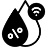 humidity sensor duotone icon