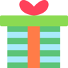 Geschenk flach Icon