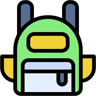 backpack lineal color icon