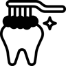 Zahnbürste duotone Icon