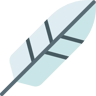 Feder flach Icon