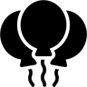 Luftballons filled Icon