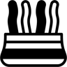 식물 화분 duotone 아이콘