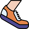 shoe lineal color icon