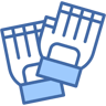 gloves two-color icon