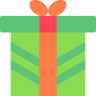 Geschenk flach Icon