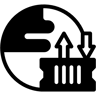 global network duotone icon
