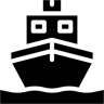 barco relleno icono