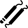 Dentalwerkzeuge filled Icon