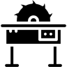 Kreissäge filled Icon
