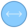 resize two-color icon