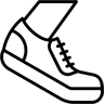 shoe line icon
