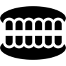 Zahnersatz gefüllt Icon