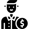 businessman filled icon