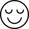 快乐的 线条 图标