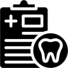 Zahnärztliche Unterlagen filled Icon