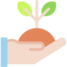 seedling flat icon
