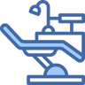 Zahnarztstuhl two-color Icon