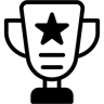 ödül duotone simge