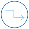 arrow two-color icon