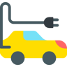 carro elétrico flat ícone