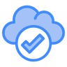 nube two-color icono