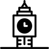 ساعة بيغ بن duotone أيقونة