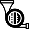 horn duotone icon