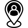 地点 duotone 图标
