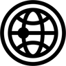 عالمي ثنائي اللون أيقونة