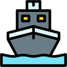 ship lineal color icon