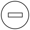 减 line 图标