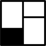 grid duotone icon