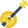 banjo flat icon