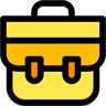 briefcase lineal color icon