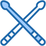 drumsticks two-color icon