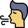 ausatmen lineal-color Icon
