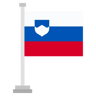 Slovenya düz simge