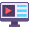 video piatto icona