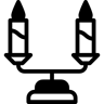 촛대 duotone 아이콘