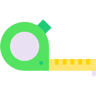 卷尺 flat 图标