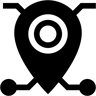 地点 填充 图标