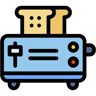Toaster lineal farbe Icon
