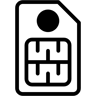 sim card duotone icon