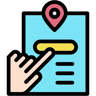 location lineal color icon