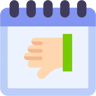Kalender flach Icon