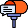mailbox lineal color icon
