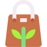 バッグ flat アイコン